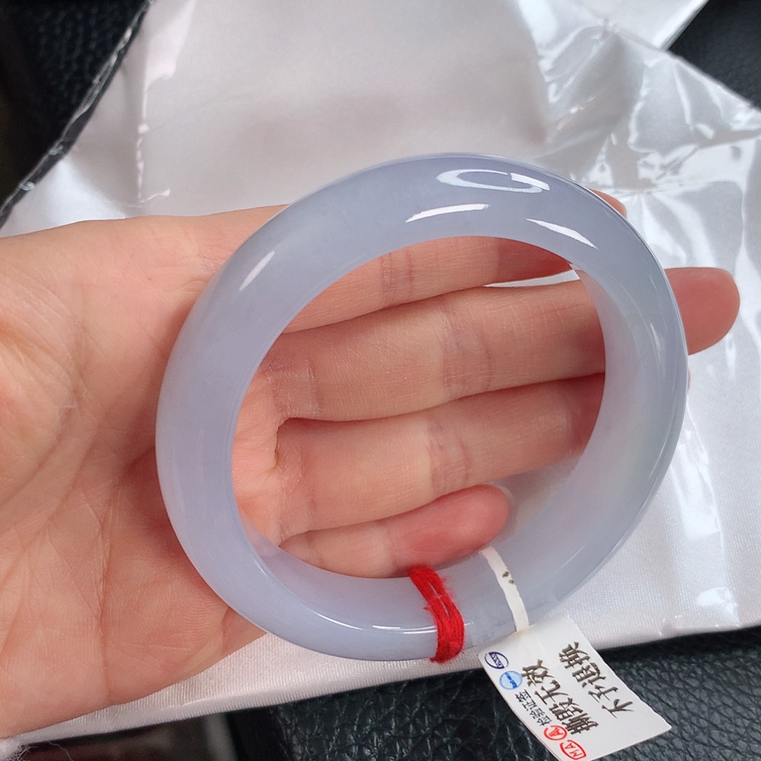 翡翠手镯未镶嵌 正圈①③①