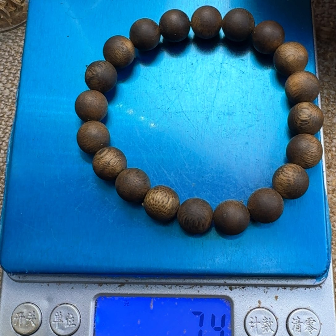 手串沉香一**你奇楠沉香10mm单圈多样性发一条