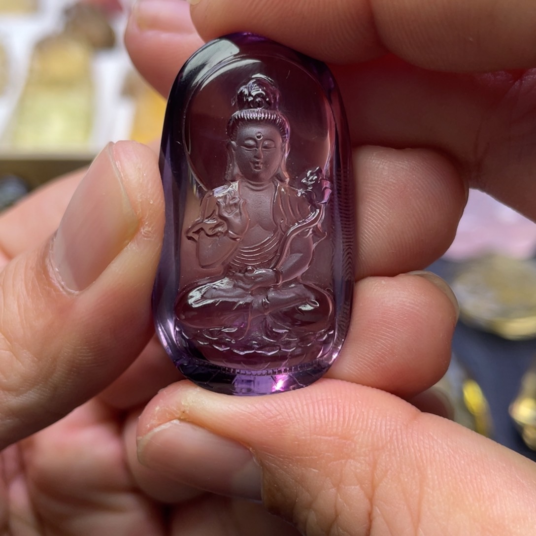 水晶颈饰未镶嵌定制