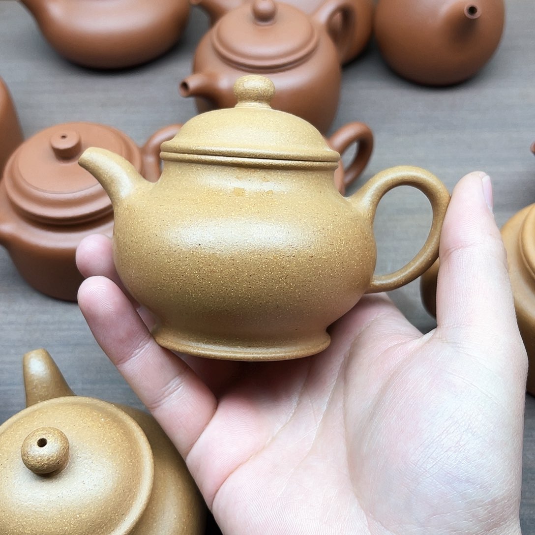紫砂茶壶云***清宜兴紫砂壶原矿黄金段高潘200毫升瑕疵
