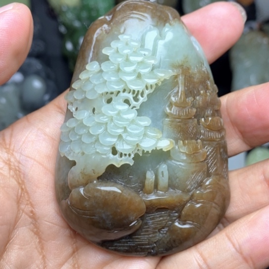 颈饰未镶嵌和田玉