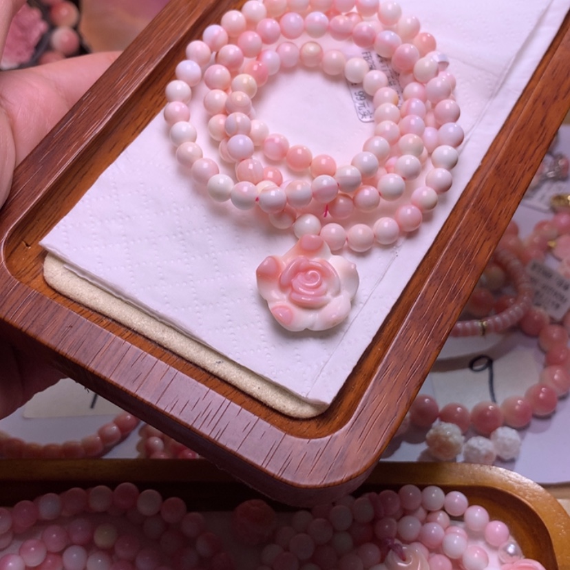 【闪购商品】查罗石颈饰合金福利多圈6咪编号62