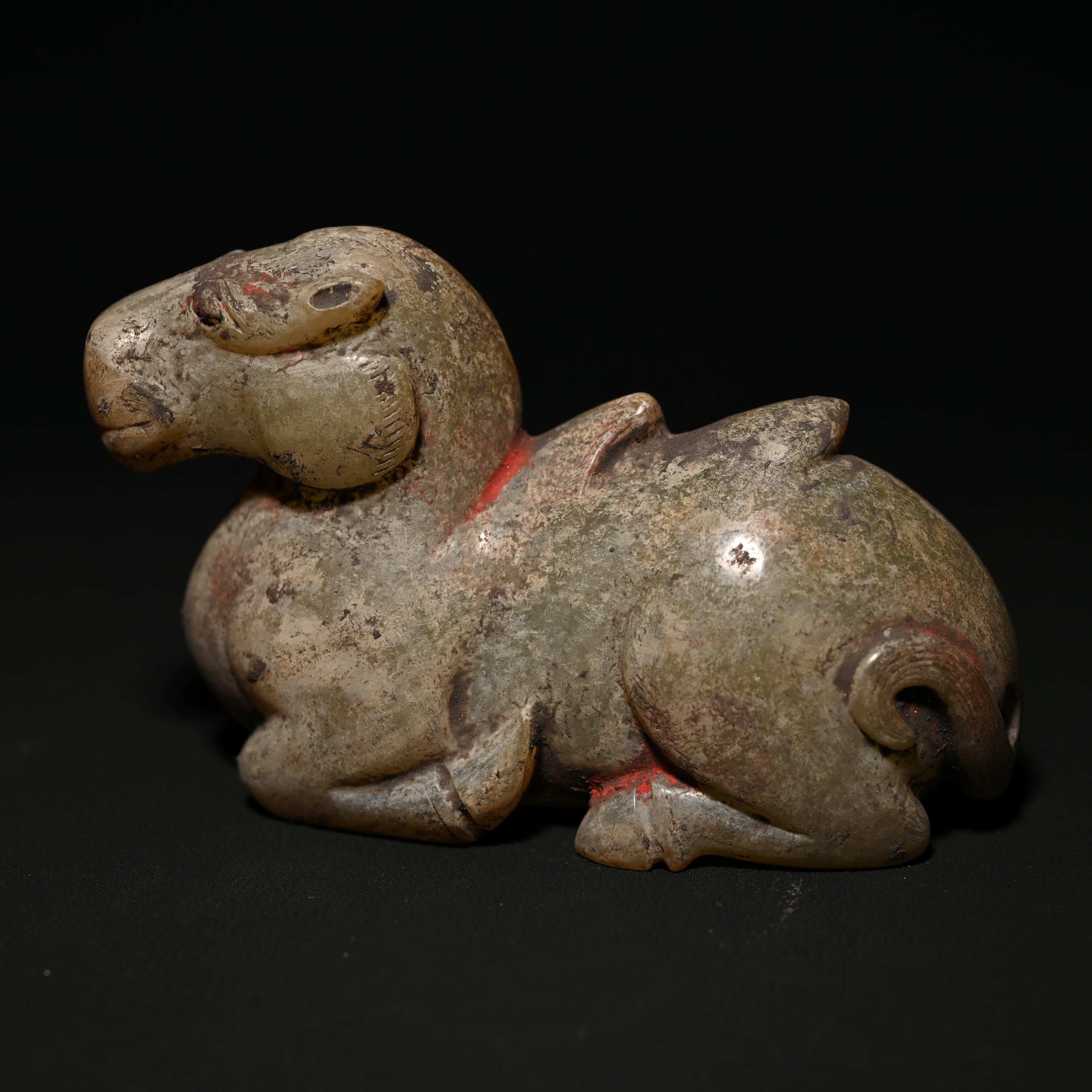 明代趴卧骆驼/ZYQ239A2/集萃斋