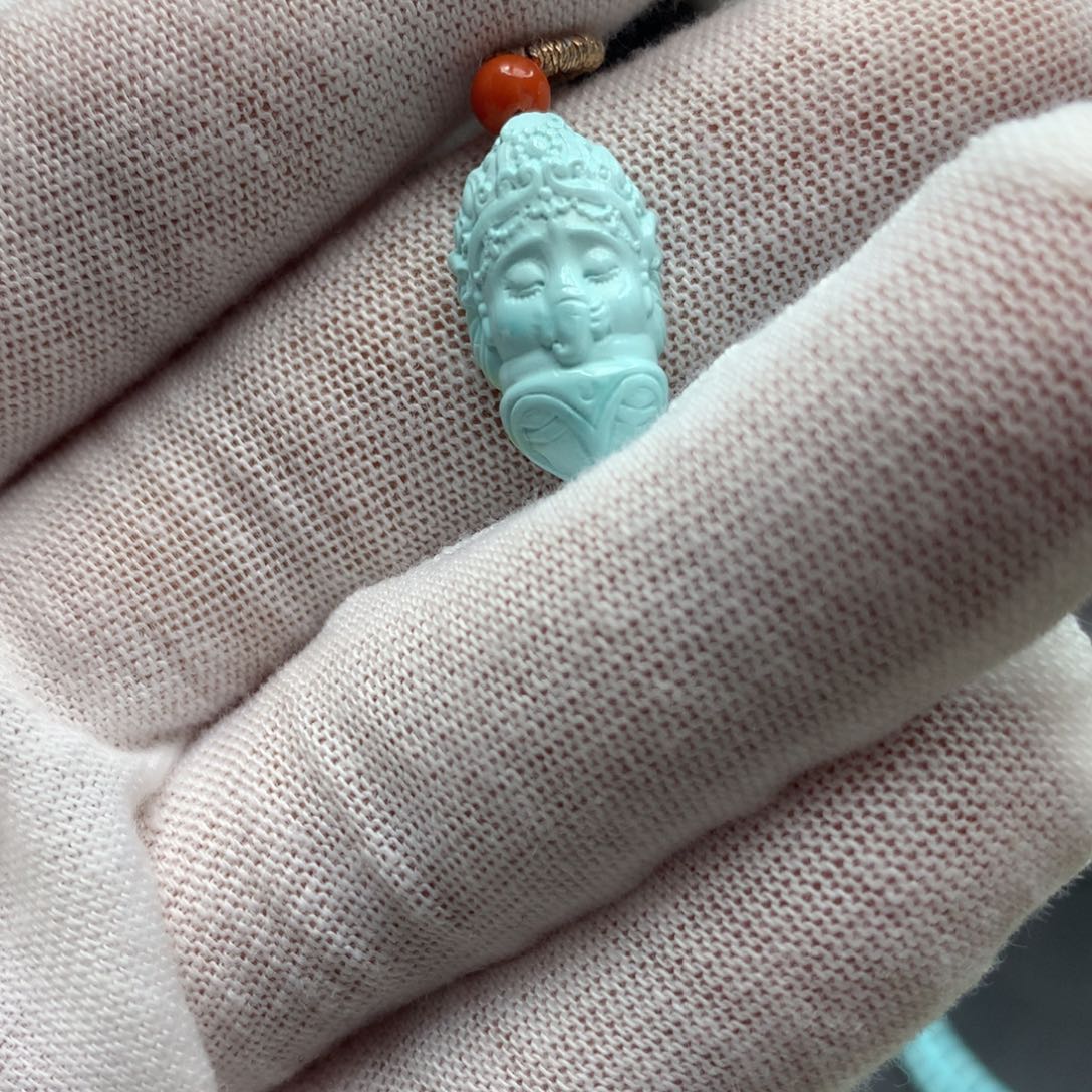 绿松石挂件未镶嵌