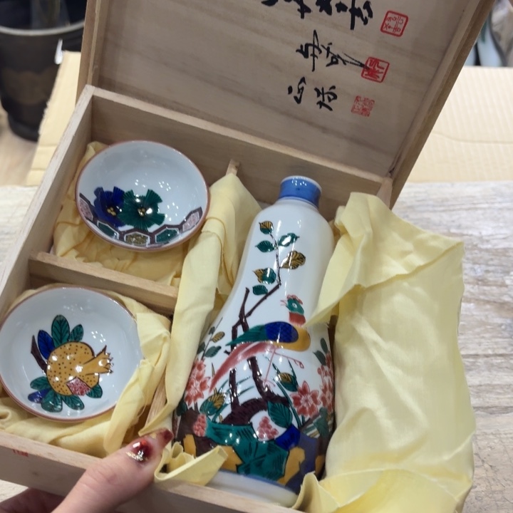 陶瓷古美术置物摆件