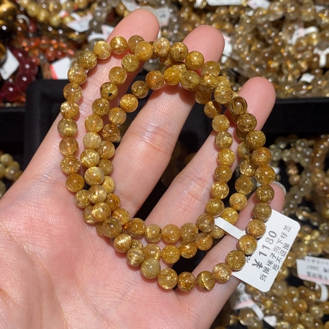 未镶嵌水晶手链手串