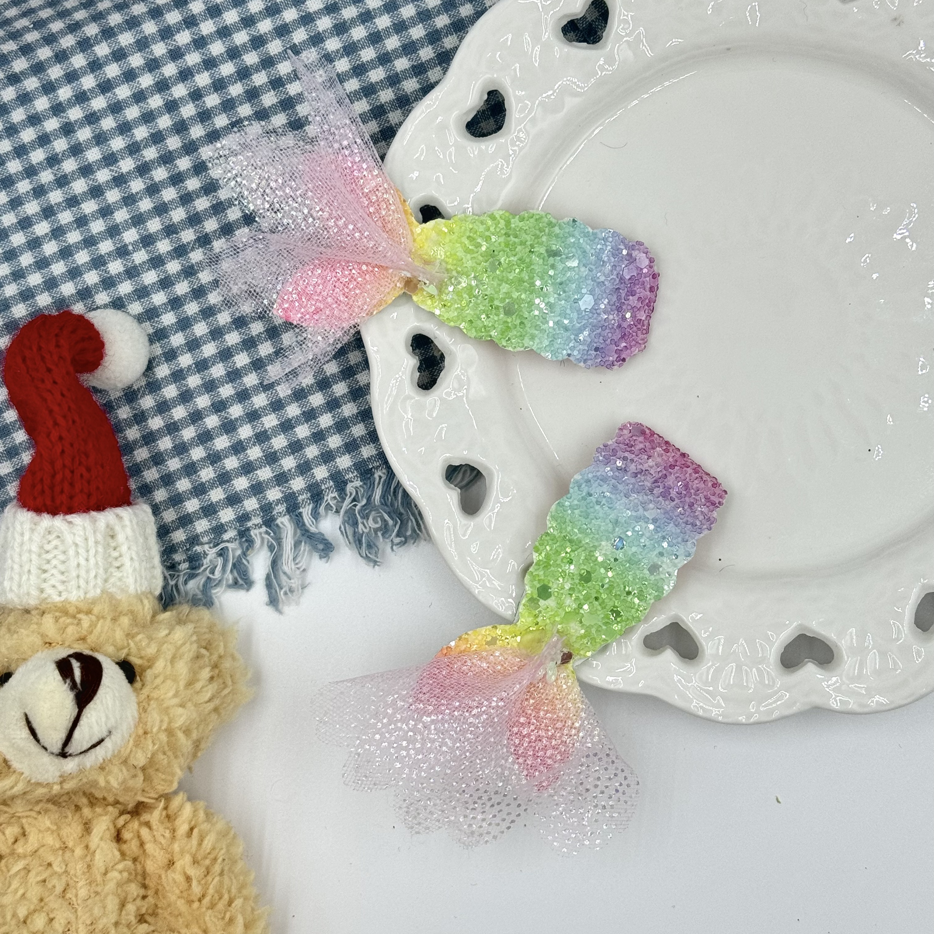 【直播拍米链接】满20飞，森系儿童发夹发绳韩版女童甜美可爱发卡