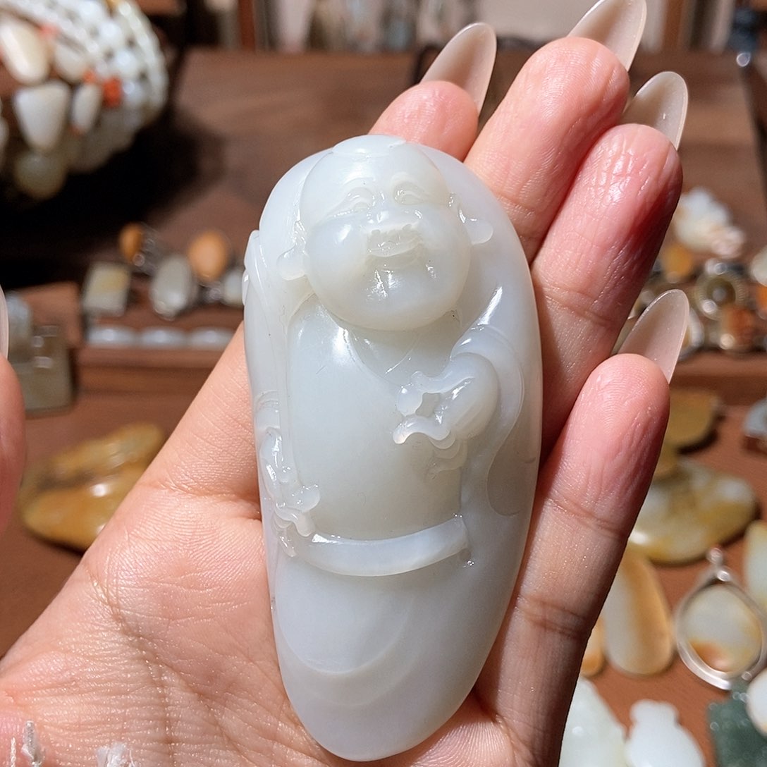 和田玉颈饰未镶嵌随****1