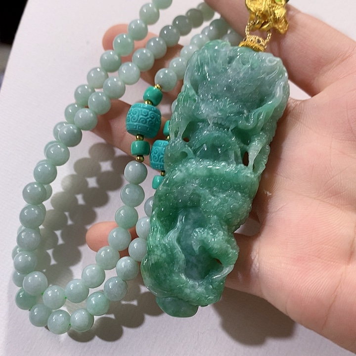 翡翠未镶嵌颈饰翡翠吊坠