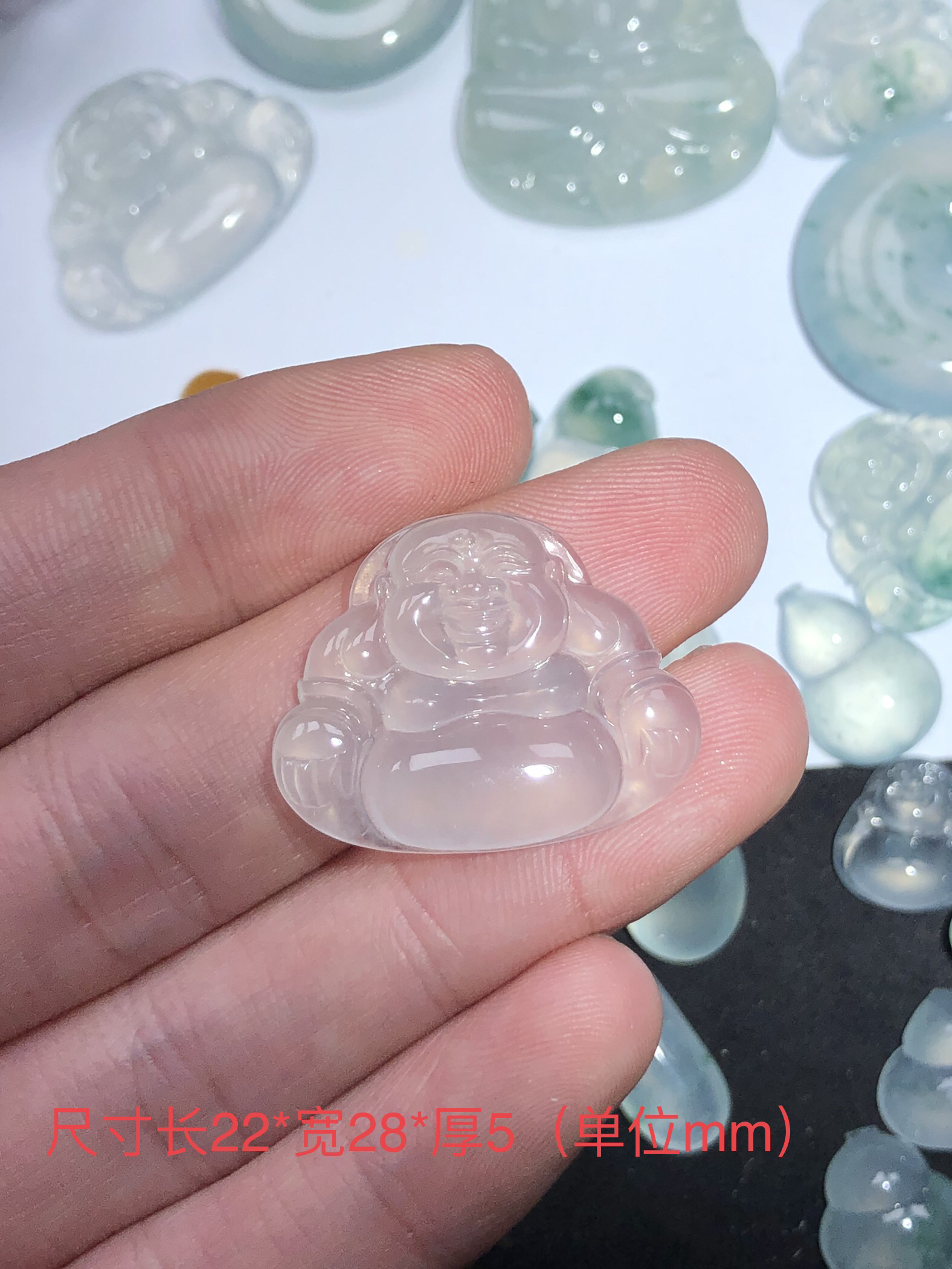 缅甸纯天然A货翡翠佛公