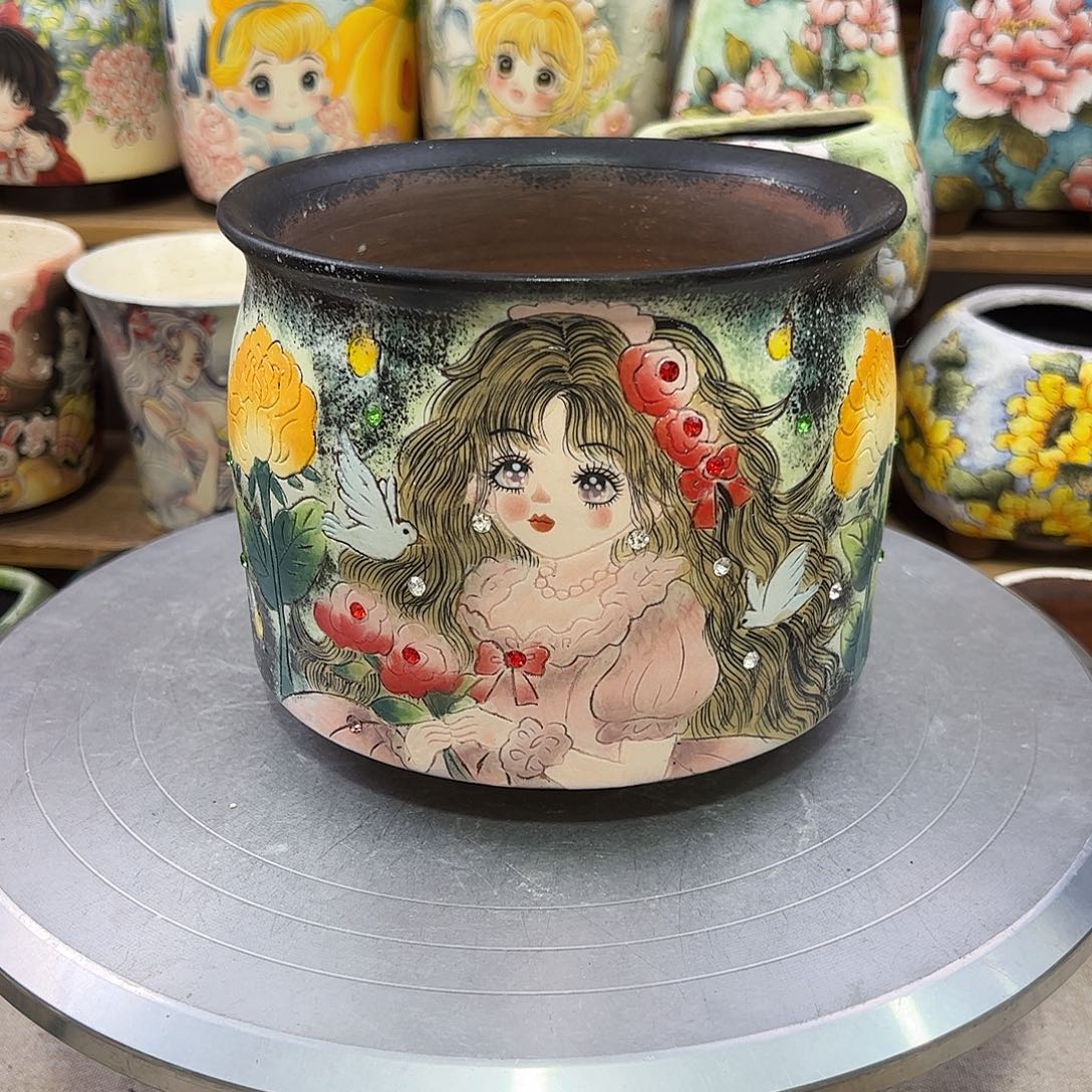 ****周景德镇炫彩手绘口15