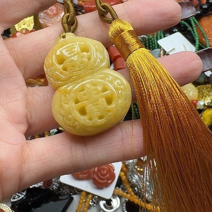 翡翠未镶嵌项链翡翠