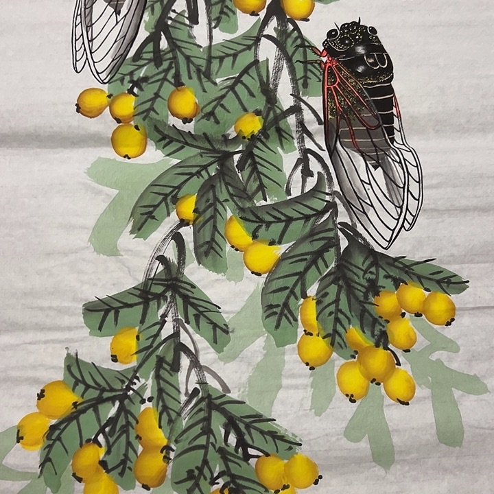 手绘国画作品欣赏