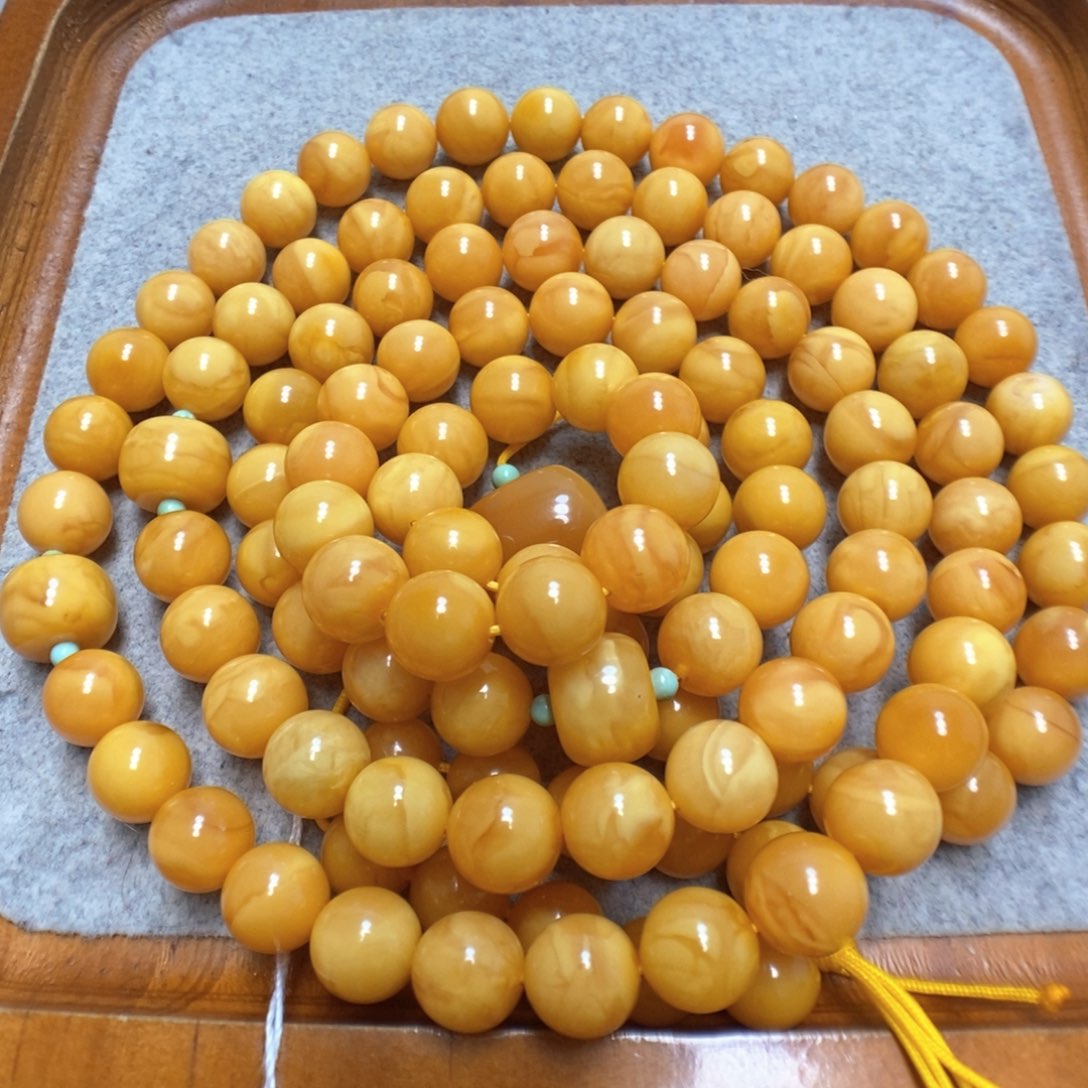 蜜蜡手串未镶嵌蜜蜡