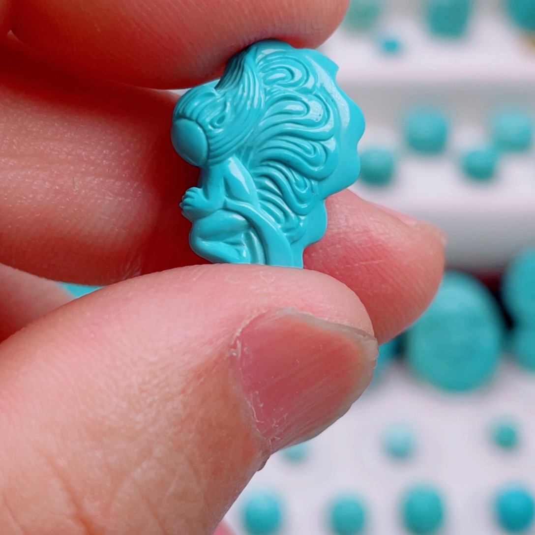 绿松石未镶嵌吊坠(不含链)