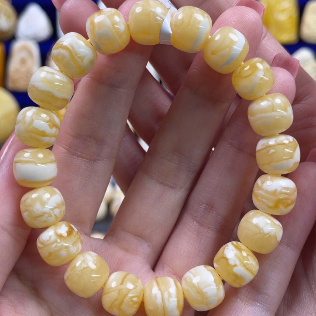 蜜蜡裸石未镶嵌琥珀蜜蜡