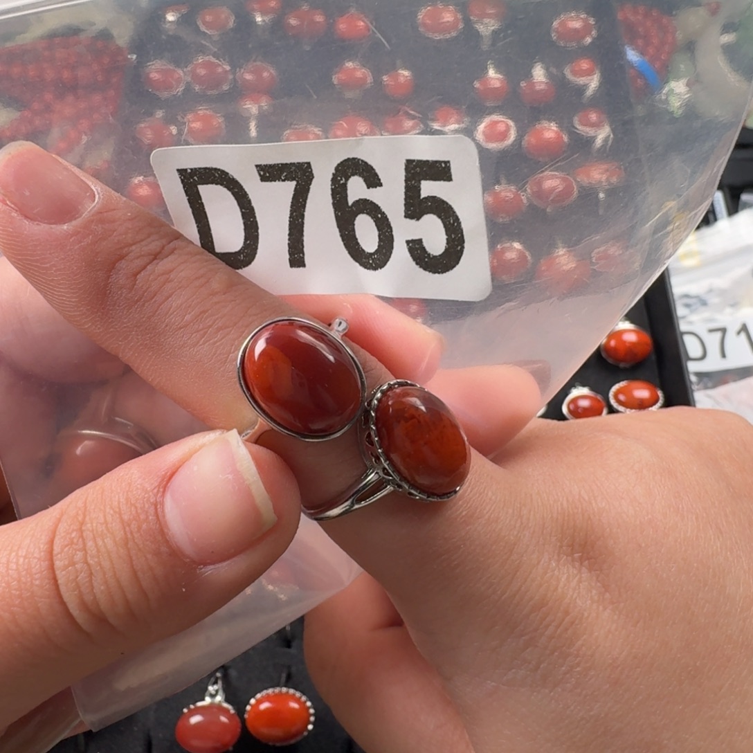 四***）南红玛瑙合金珠宝奇石