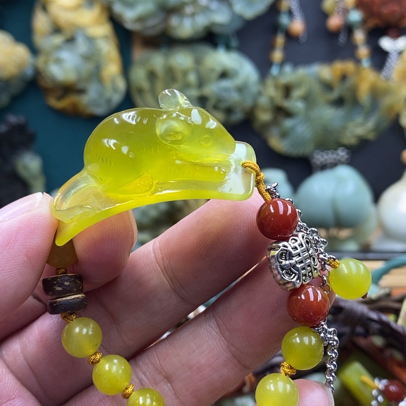 【闪购商品】未镶嵌岫玉手牌