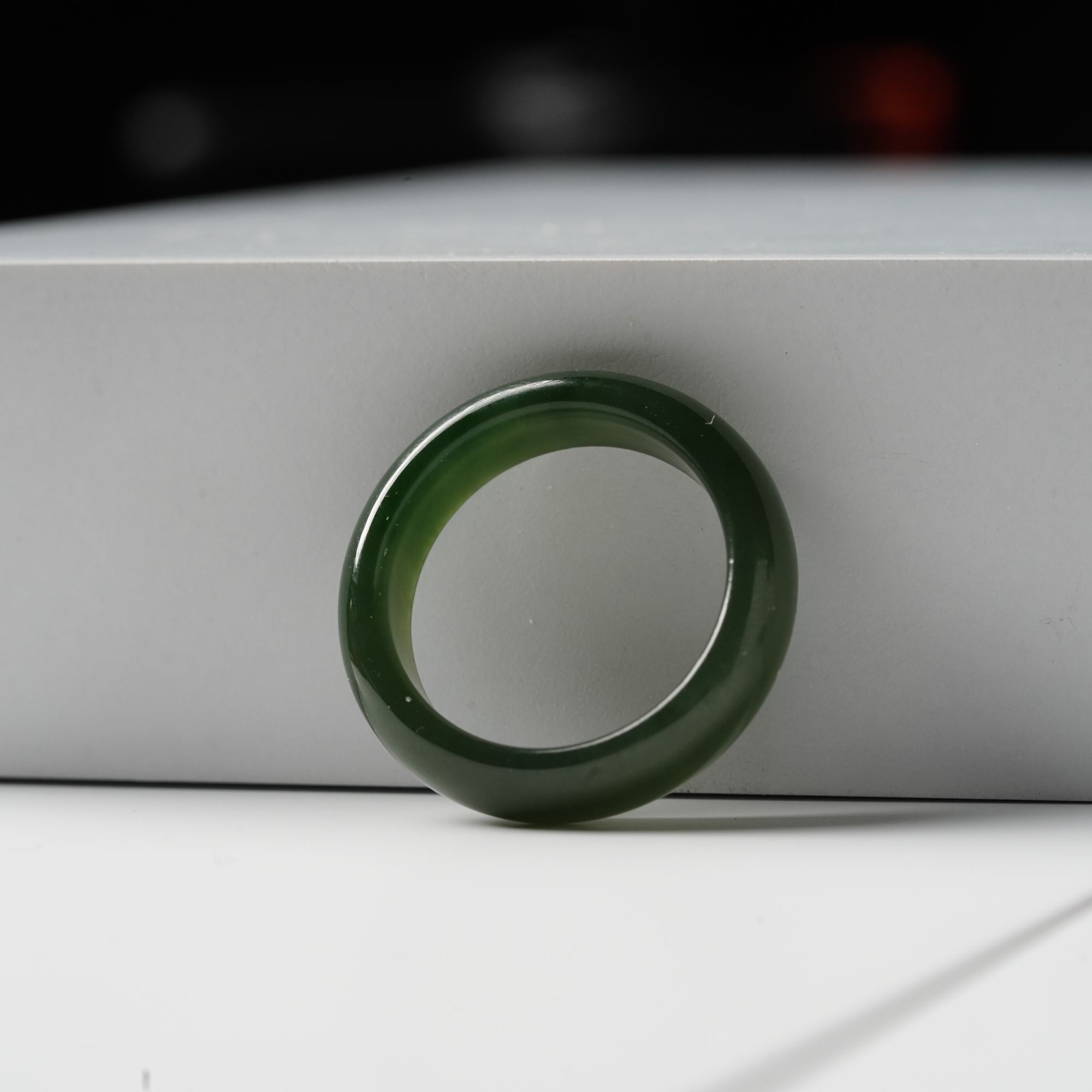 【珊木居】S2547 和田碧玉戒圈