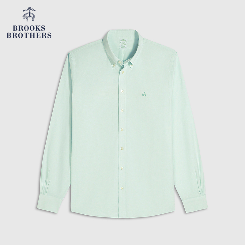 [易打理]Brooks Brothers/布克兄弟男士25春夏新款牛津纺衬衫