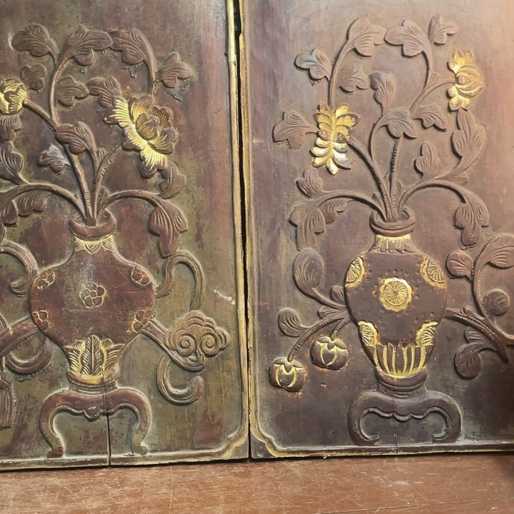 C***e老木雕雕花板包邮