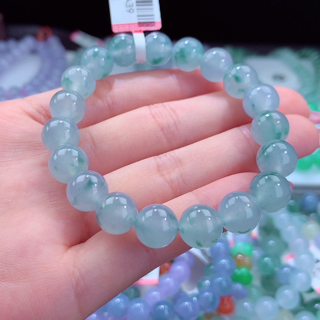 翡翠手链未镶嵌卡10