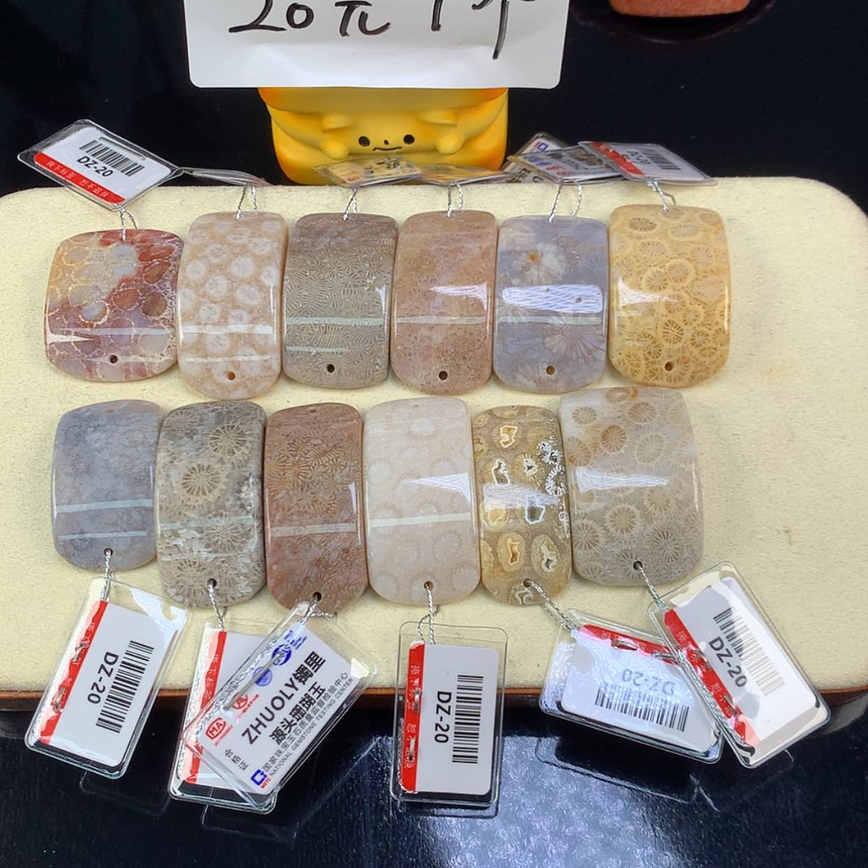 【闪购商品】颈饰未镶嵌硅化珊瑚（珊瑚玉）5号上新20米一个可挑