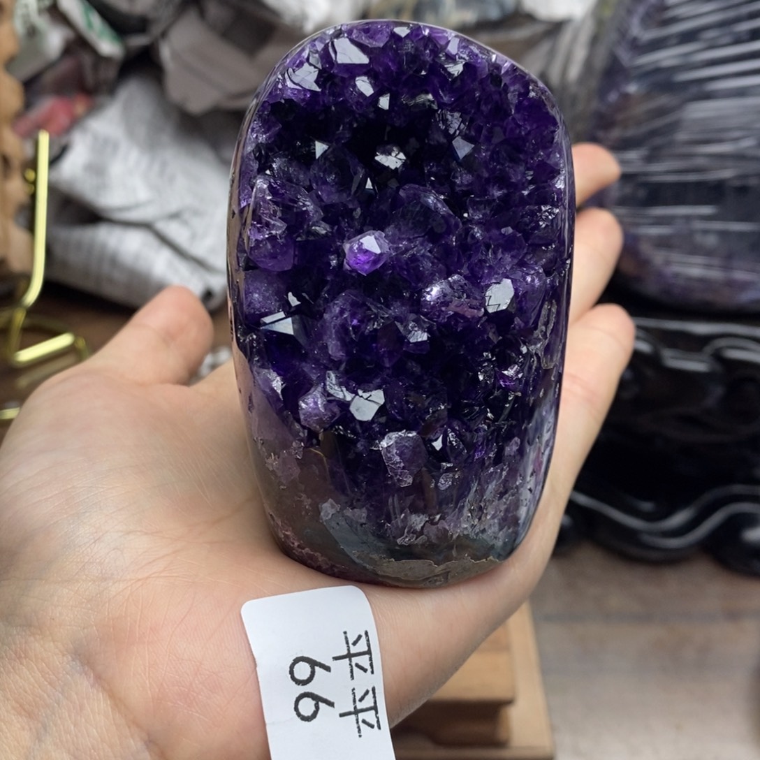 紫晶珠宝半成品未镶嵌