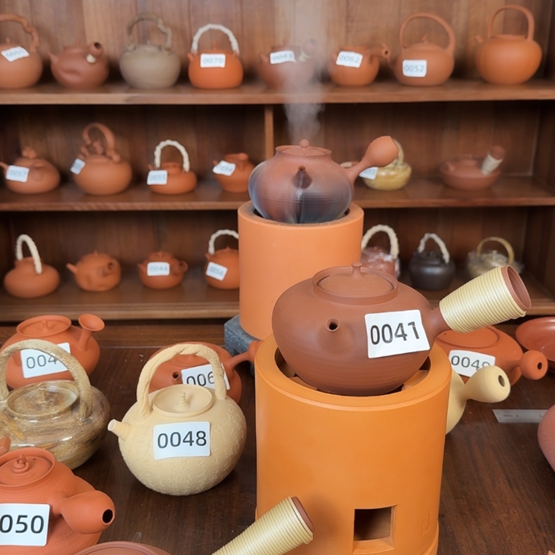 关***耳红泥潮州全手工砂铫壶