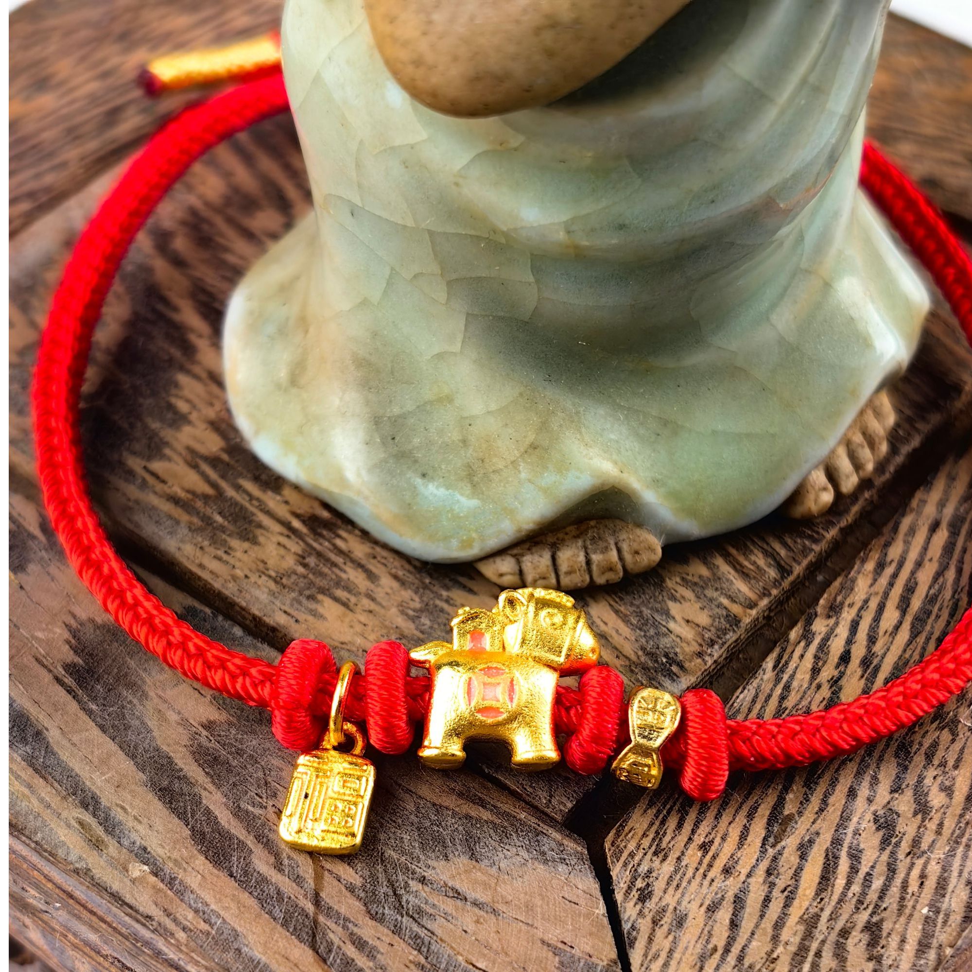 马年红绳手链【马上有米】本命红绳 护岁平安