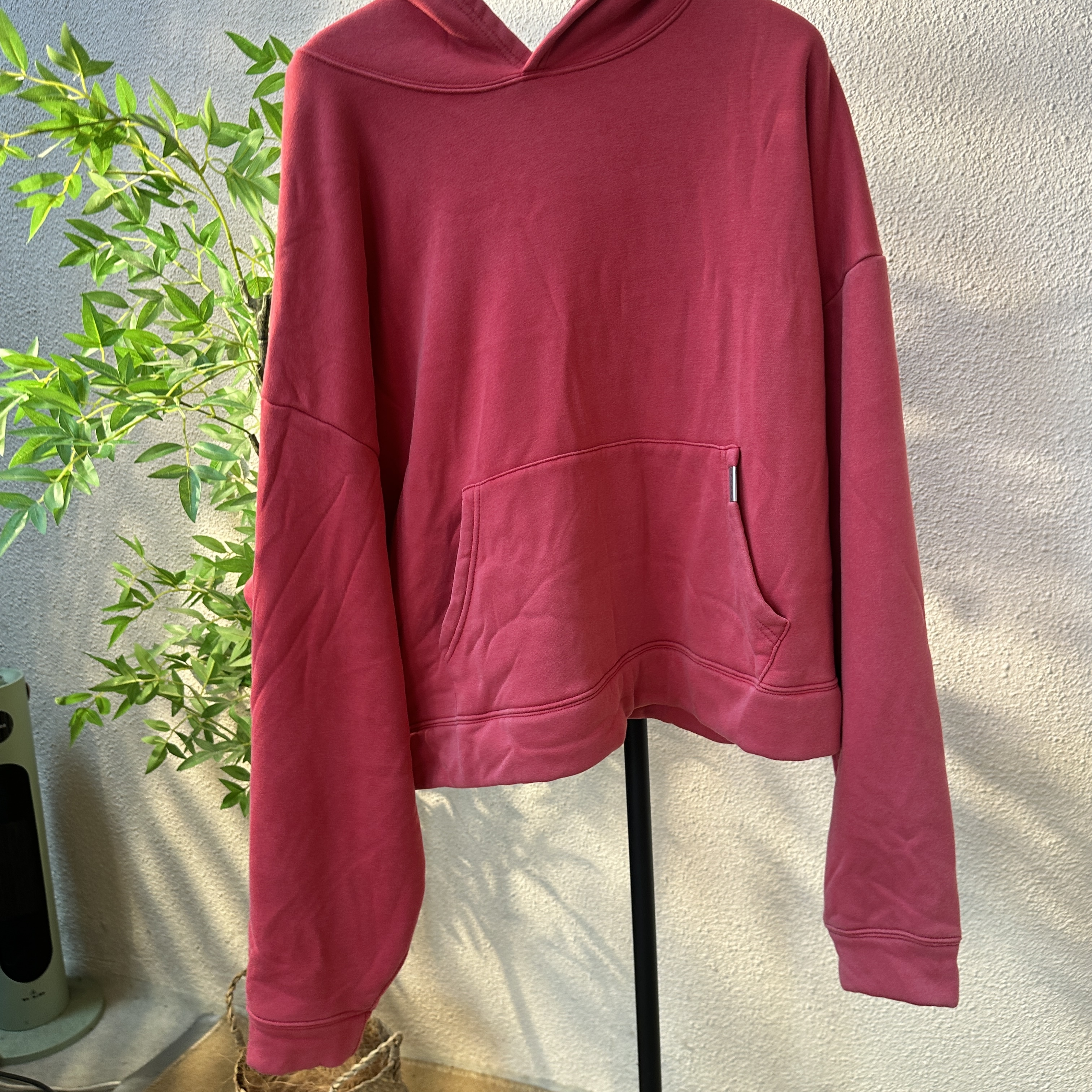 加绒加厚中长款春季女装休闲风连帽上衣女卫衣女款女士