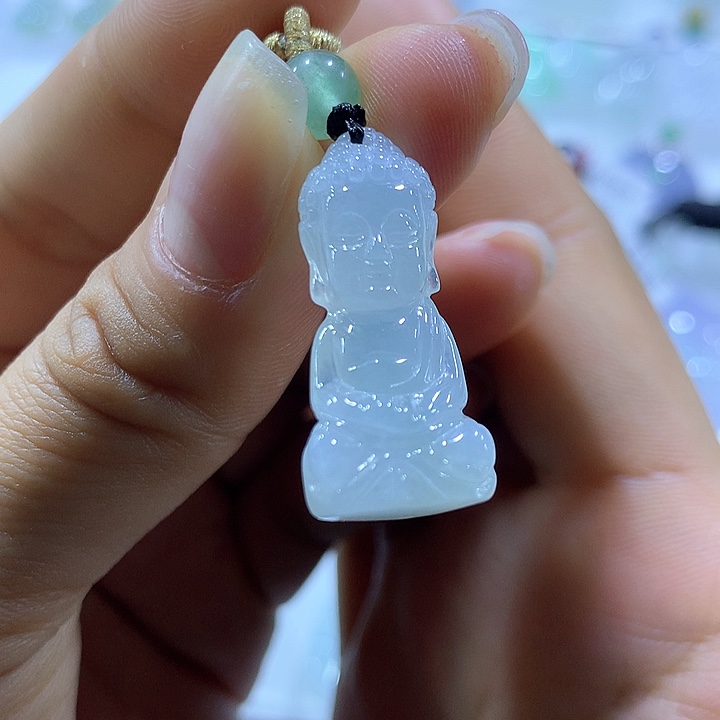 翡翠颈饰未镶嵌天然翡翠A货吊坠