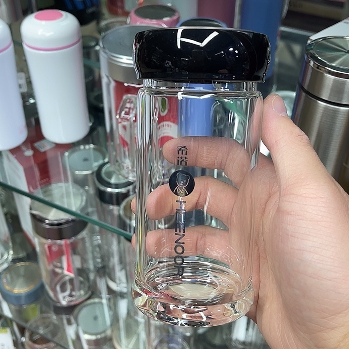 玻璃茶隔款希诺单层玻璃杯