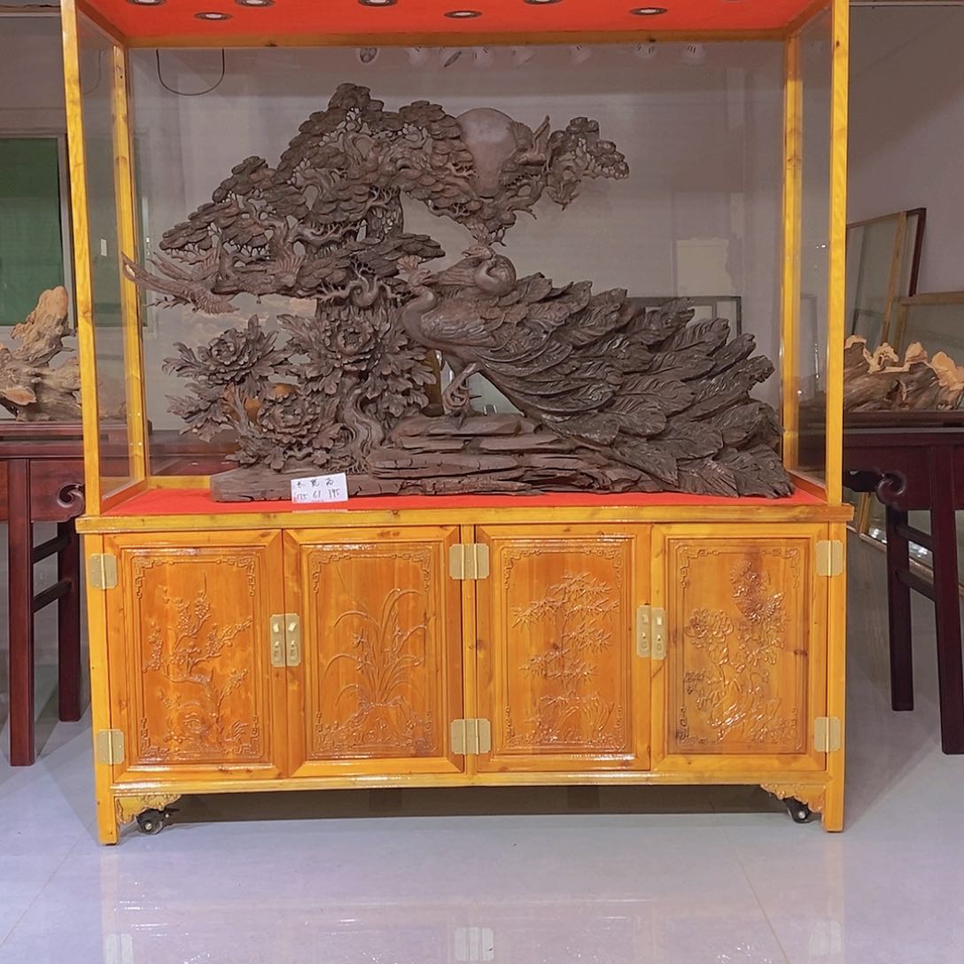 金丝楠跟****？阴沉乌木摆件