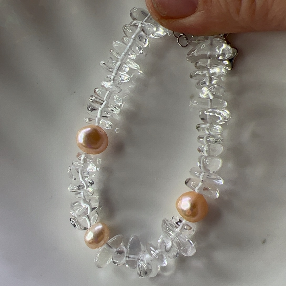 淡水珍珠合金手绳