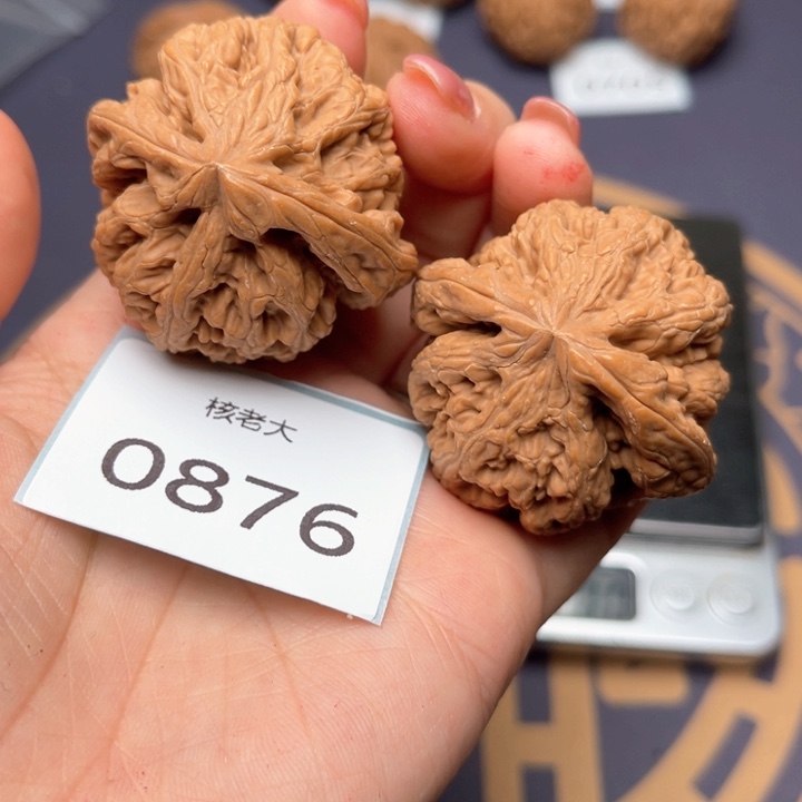文玩核桃把件42大粗筋 0876