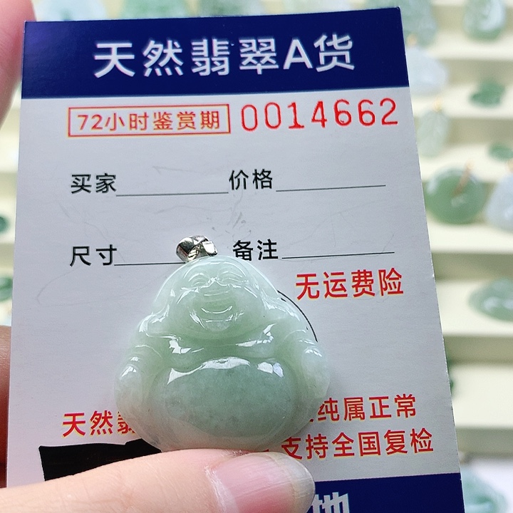 颈饰未镶嵌翡翠吊