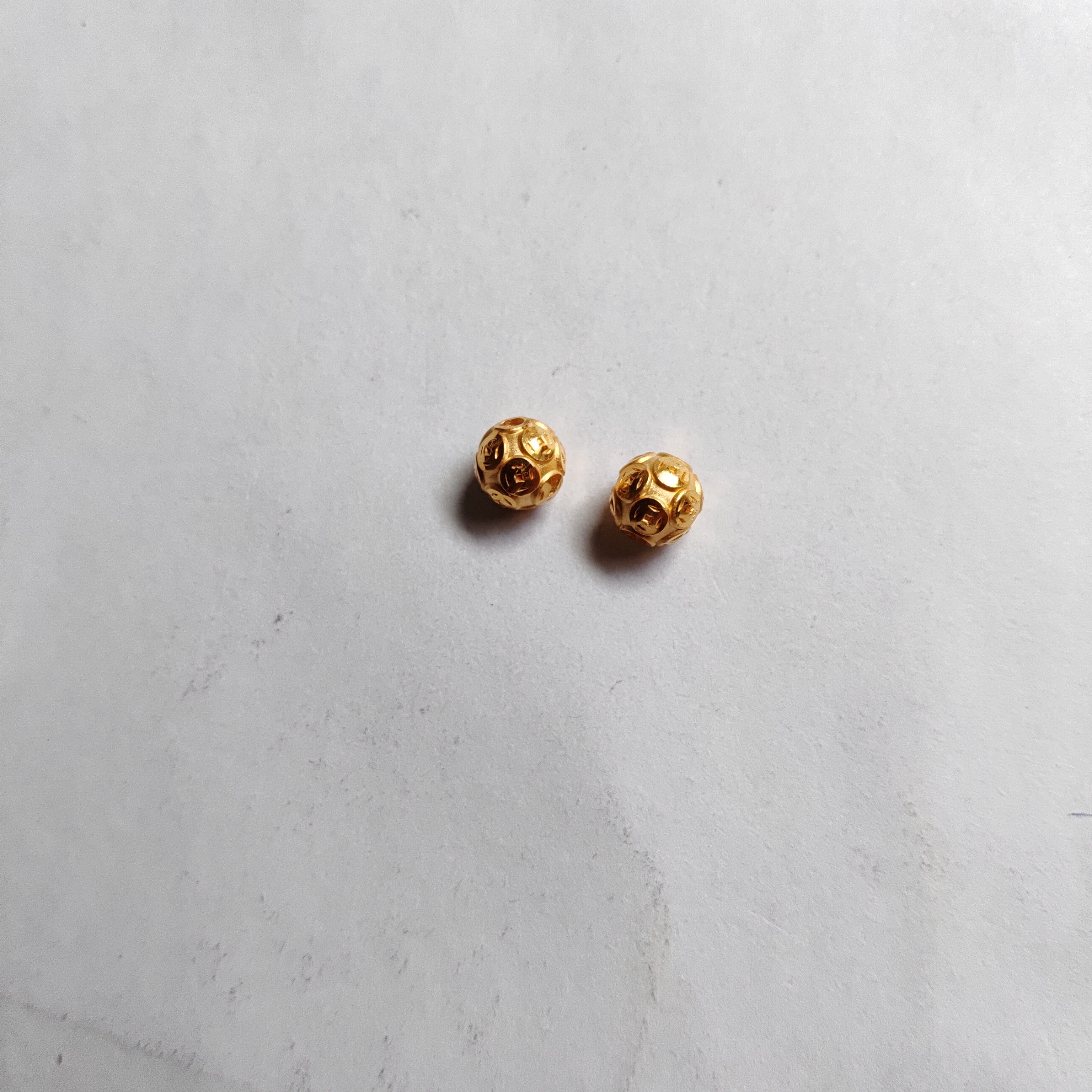 金元宝足金999貔貅珠子首饰