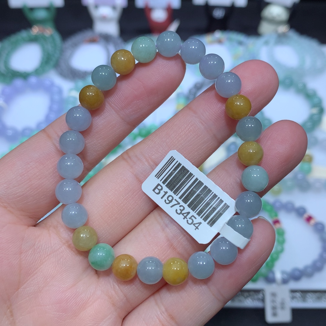 翡翠未镶嵌手串天然