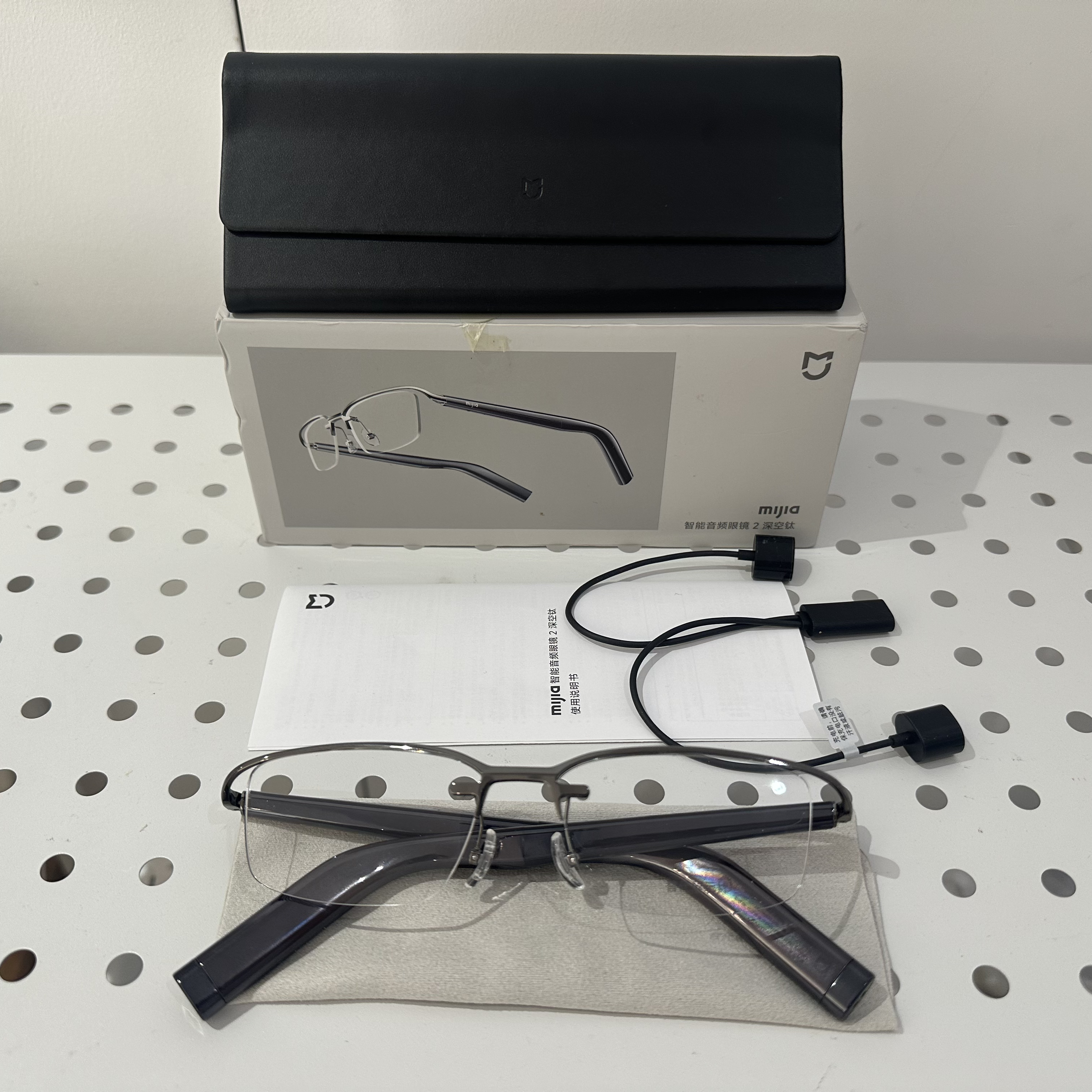 95新 Xiaomi/小米 小米音频眼镜2深空钛 已拆封