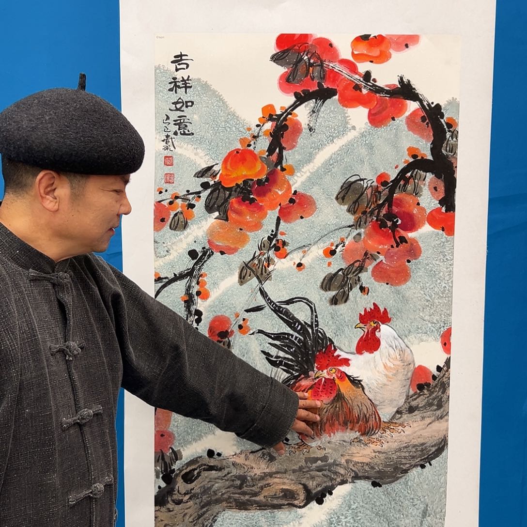 油画李春现老师展览原作
