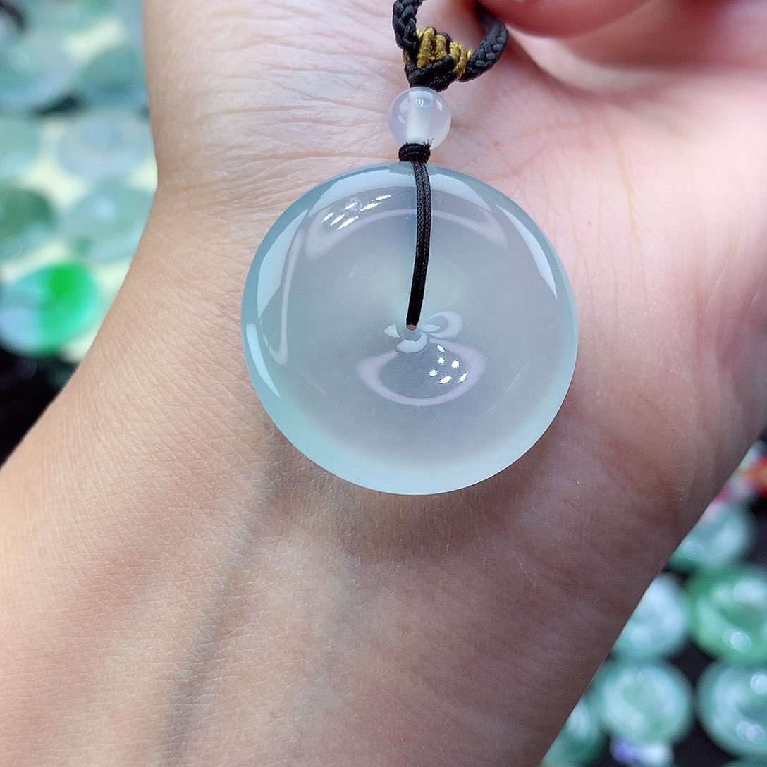 翡翠颈饰未镶嵌73尺寸27-5.7