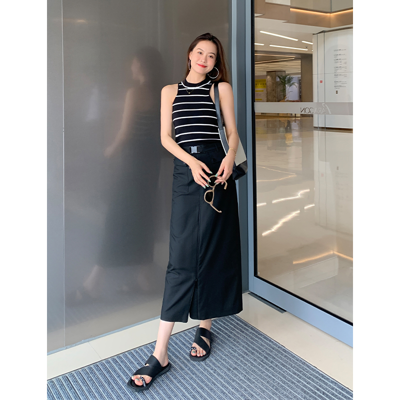 【断码捡漏】美洋MEIYANG机能工装裙 酷飒口袋直筒半身长裙