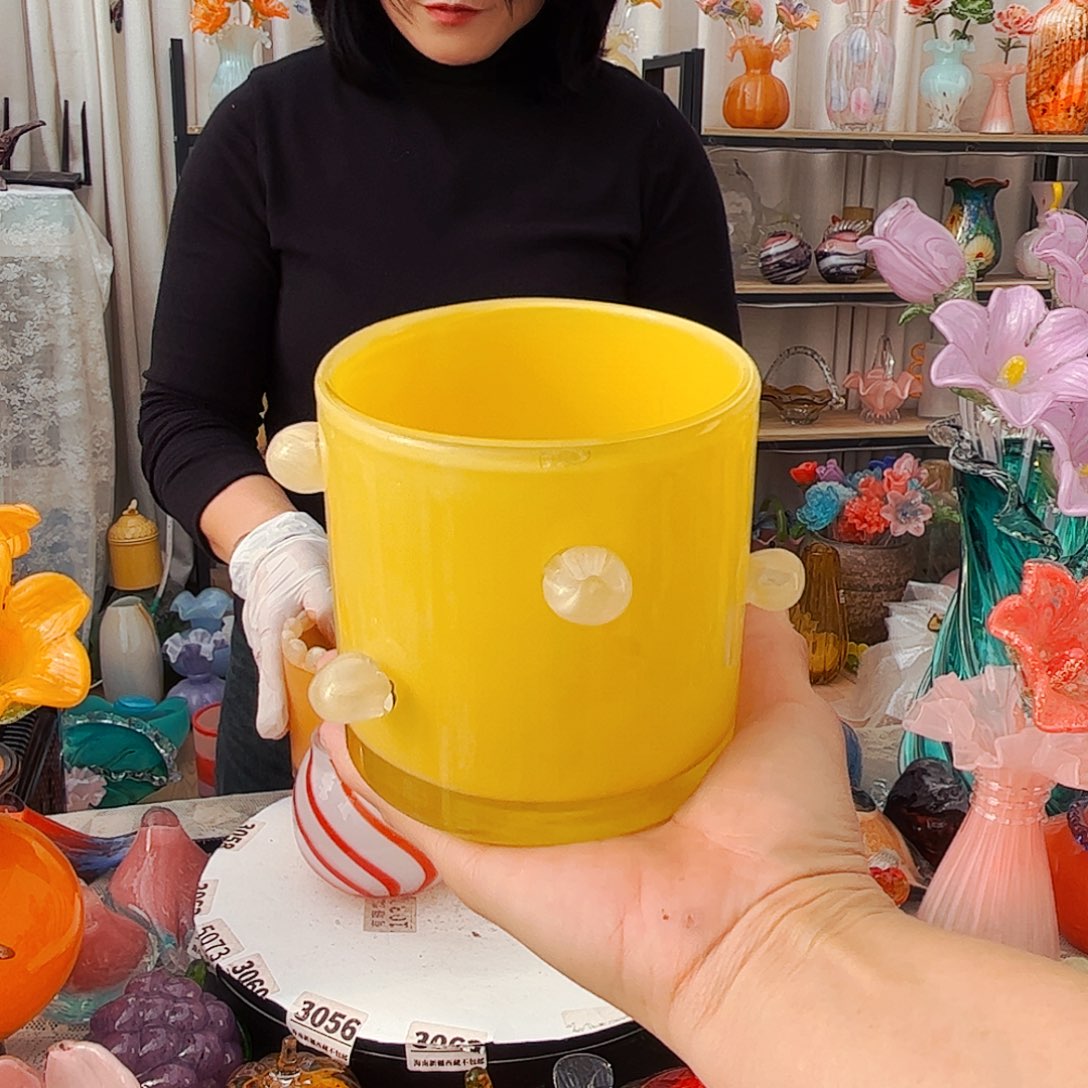 豆杯 小瑕福利家悦琉璃工艺品