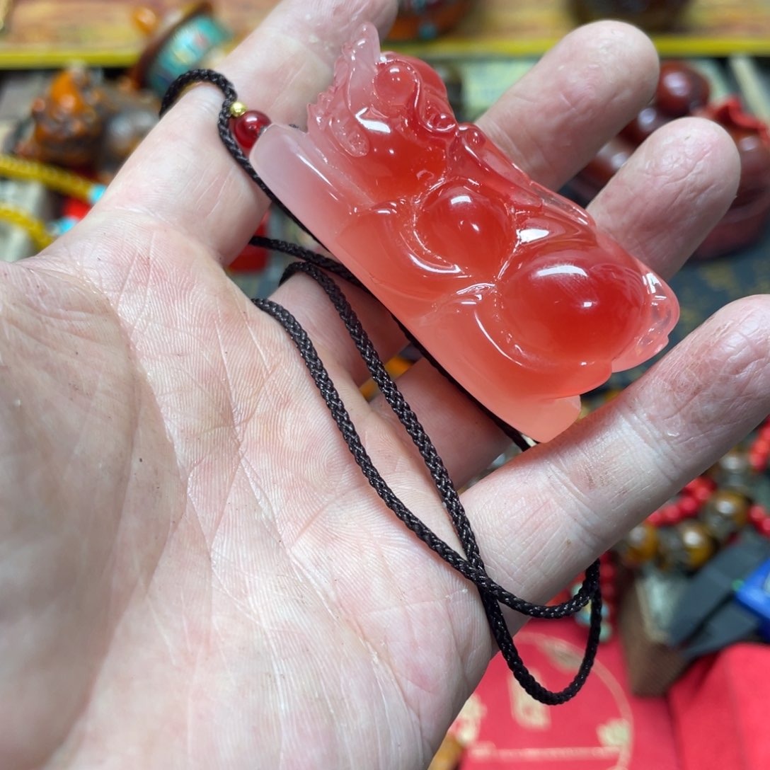 滴血莲花菩提吊坠