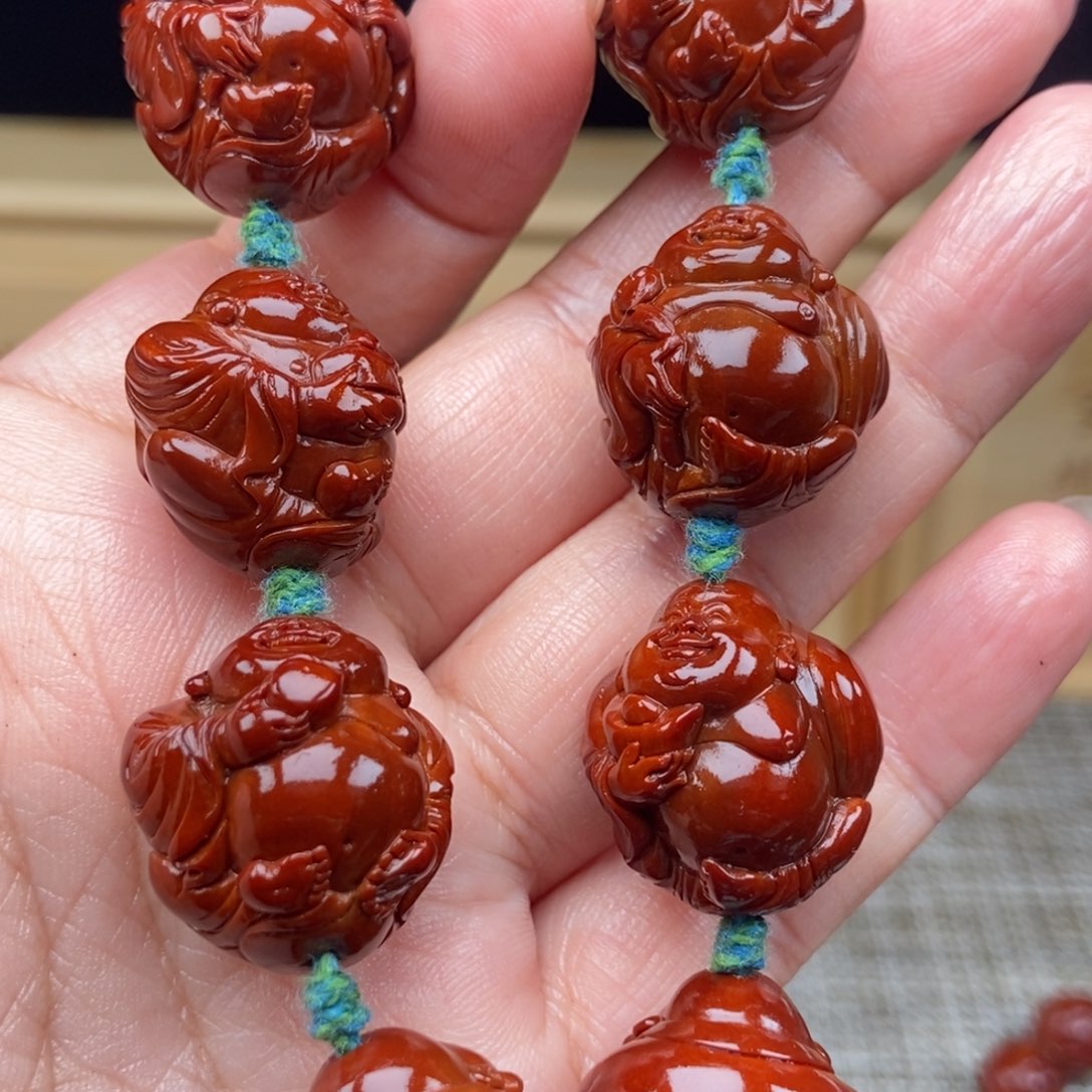 䥭***橄榄核吊坠米勒22