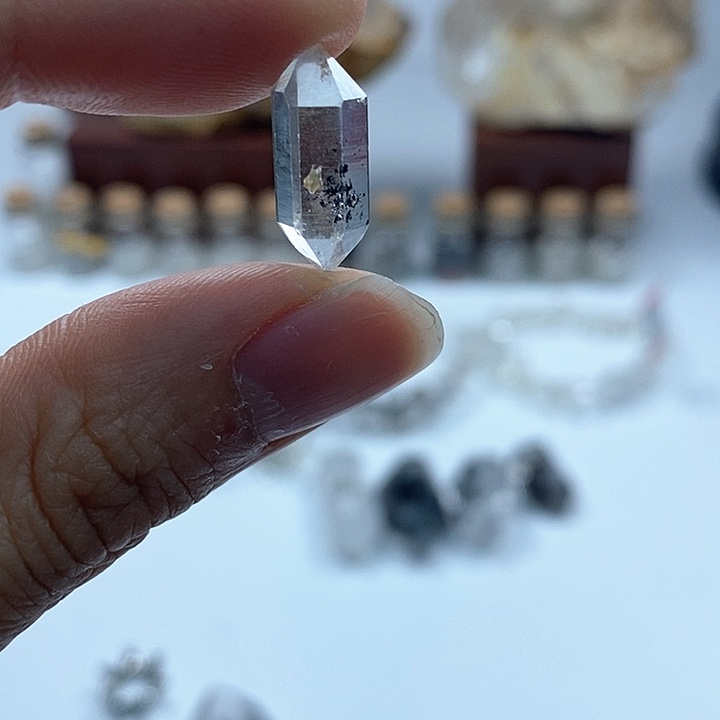 水晶颈饰未镶嵌指尖长条