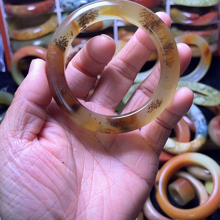 蛇纹石玉合金手镯