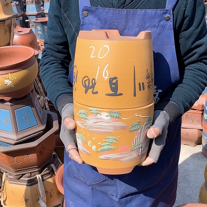 紫砂花盆紫砂花盆