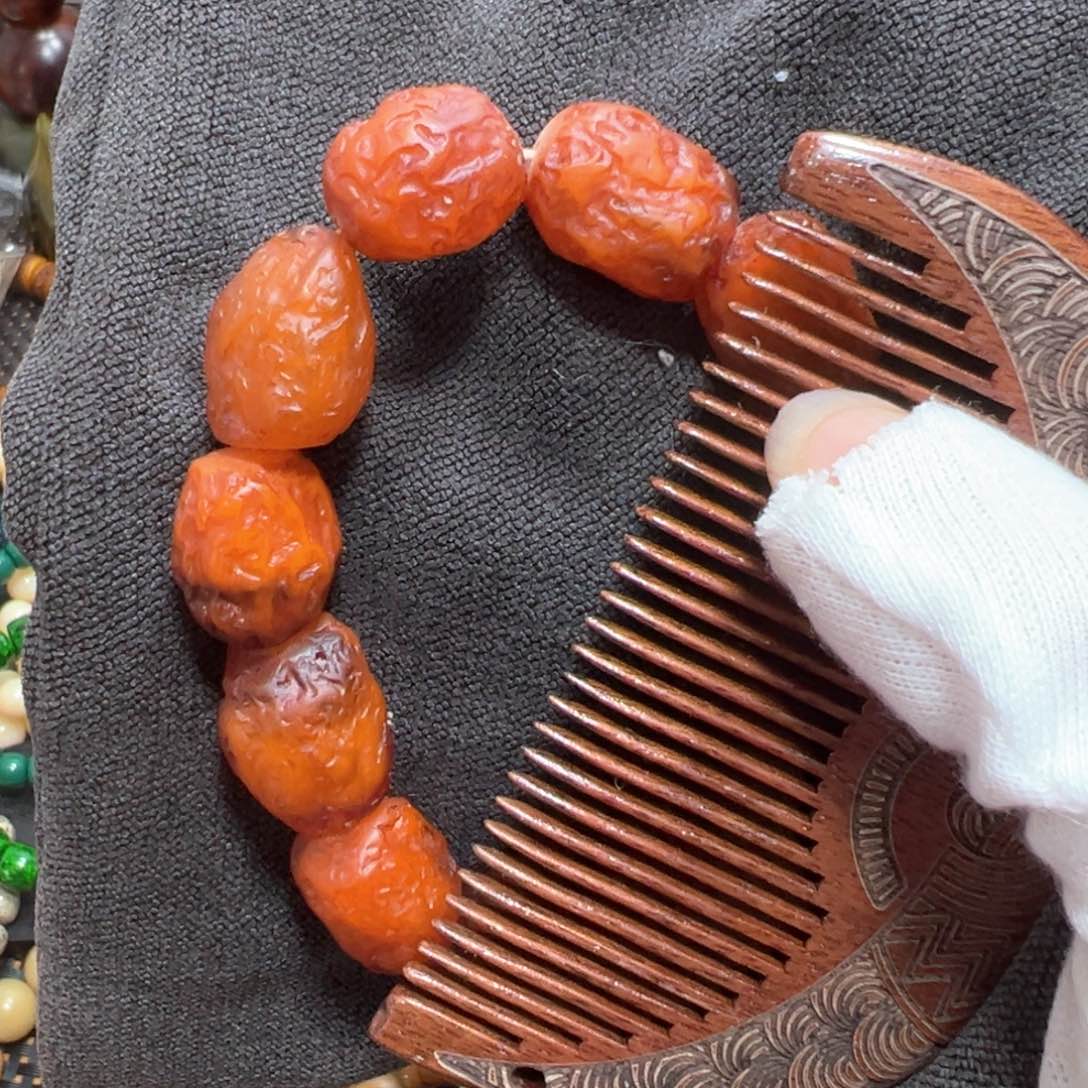 【闪购商品】非洲檀香无事牌14单圈手串